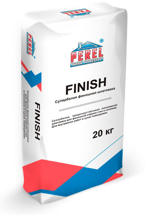 0655 Finish Супер-белая  Шпаклевка финишная  PEREL  20 кг в Москве по низкой цене