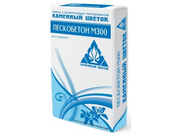 Пескобетон "Каменный цветок" М-300+ ТМ  "ТИТАН" 40 кг в Москве по низкой цене