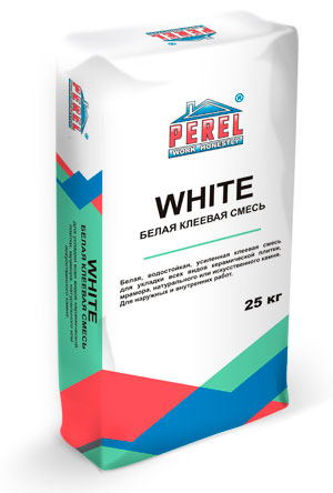 0317 White Клей для плитки PEREL, 25 кг в Москве по низкой цене