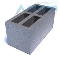 блок бетонный стеновой 190×190(188)x390 мм четырехщелевой а-строй Москва купить