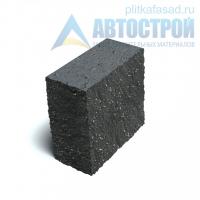 блок облицовочный фасадный угловой полнотелый 90х188х195 мм черный а-строй Москва купить