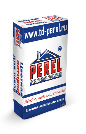 RL 0410 Цветная затирка PEREL, серая , 25 кг в Москве по низкой цене