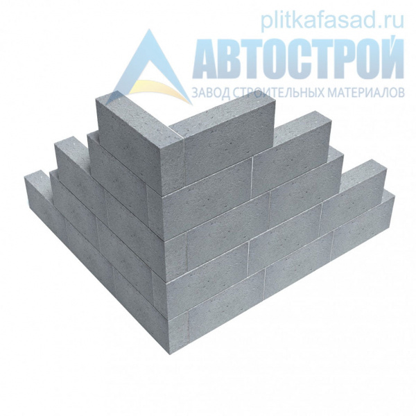 Блок керамзито­бетонный для перегородок 80х190(188)x390 мм полнотелый А-Строй в Москве по низкой цене