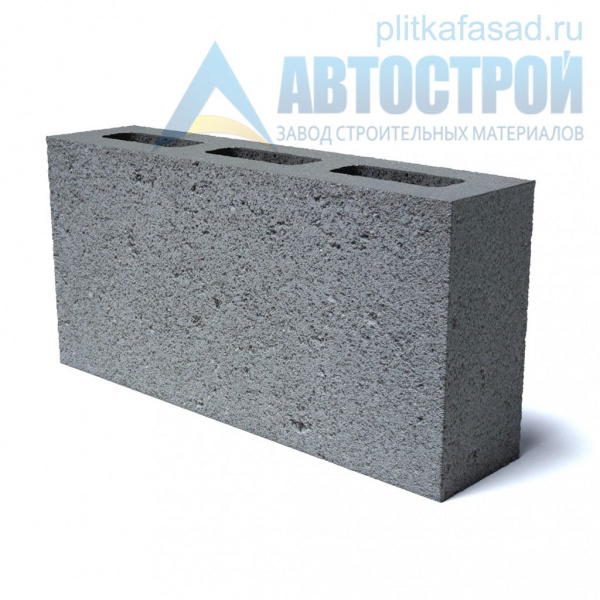 Блок керамзито­бетонный для перегородок 80х190(188)x390 мм пустотелый А-Строй в Москве по низкой цене