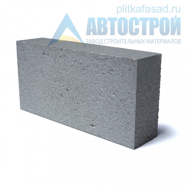 Блок облицовочный фасадный угловой полнотелый 90х188х390 мм серый А-Строй в Москве по низкой цене