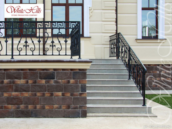 Искусственный декоративный камень Шеффилд 430-40+435-40 углы White Hills в Москве по низкой цене
