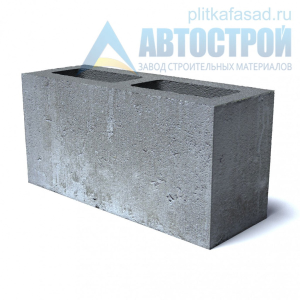 Блок керамзито­бетонный для перегородок 120х190(188)х390 мм пустотелый  А-Строй в Москве по низкой цене
