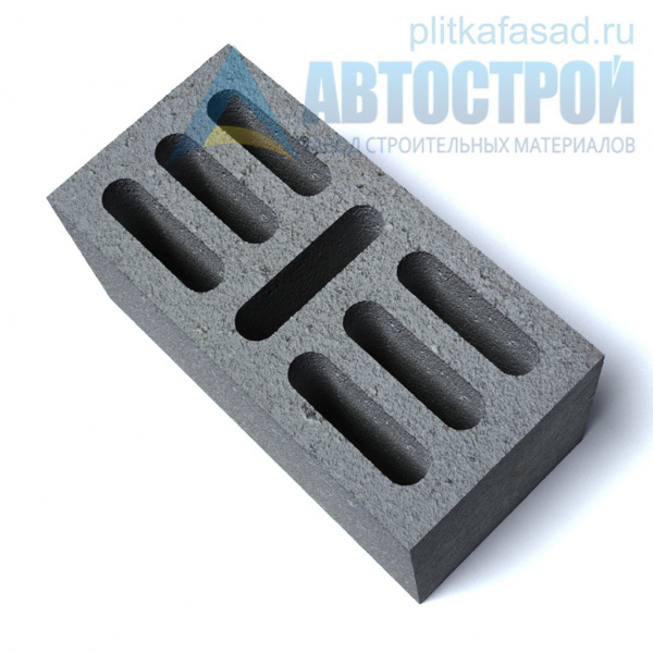 Блок бетонный стеновой 190x190x390 мм семищелевой А-Строй в Москве по низкой цене