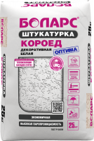 Штукатурка декоративная белая КОРОЕД ОПТИМА Боларс с доставкой от официального дилера завода