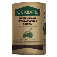 цементная штукатурная сухая смесь в мешках по 50 кг кварц Москва купить