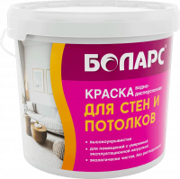Краска водно-дисперсионная для стен и потолков (ВД-АК 204) 3 кг БОЛАРС с доставкой от официального дилера завода