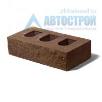 Кирпич бетонный стеновой пустотелый фасадный колотый рядовой коричневый А-Строй с доставкой от официального дилера завода