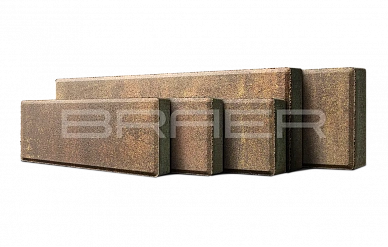 Тротуарная плитка Домино 280/360/480/640/480х120/160х60 тип24 Сафари по низкой цене