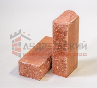 Кирпич гиперпрессованный угловой Скала Красный 1.4 NF Андреевский с доставкой от официального дилера завода