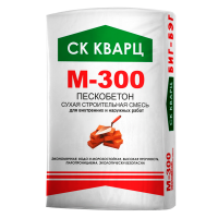 Смесь сухая М300 (Пескобетон) биг-бэг (1000 кг) Кварц с доставкой от официального дилера завода