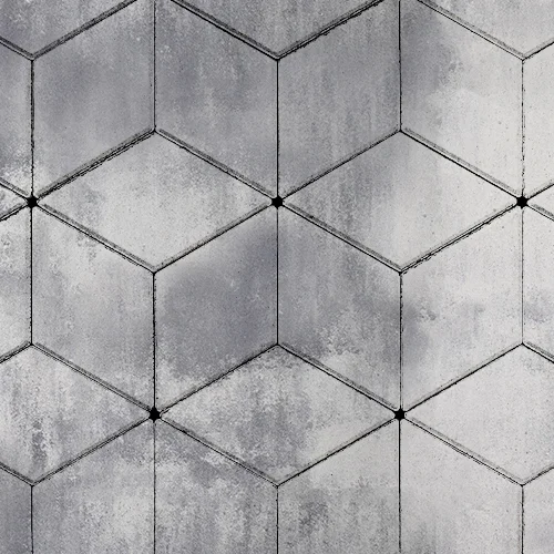 Тротуарная плитка Steinrus Ромб, 60 мм, Colormix Монохром, гладкая по низкой цене