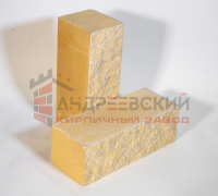 Кирпич гиперпрессованный Плоский скол Желтый 1.4 NF Андреевский с доставкой от официального дилера завода