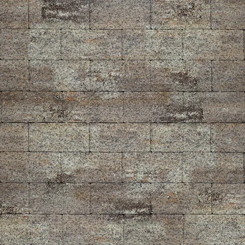 Тротуарная плитка Steinrus Прямоугольник, 60 мм, ColorMix Берилл, native по низкой цене