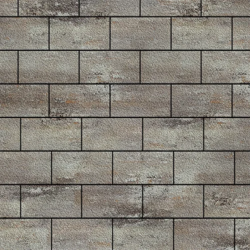 Тротуарная плитка Steinrus Бельпассо Медио, 80 мм, ColorMix Берилл, native по низкой цене