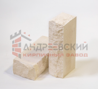 Кирпич гиперпрессованный Скала угловой Слоновая кость 1 NF Андреевский с доставкой от официального дилера завода