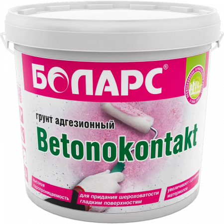 Грунт адгезионный Betonokontakt 5 кг БОЛАРС по низкой цене