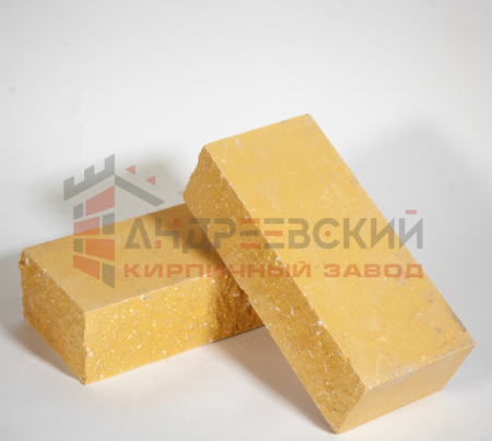 Кирпич гиперпрессованный Плоский скол угловой Желтый 1 NF Андреевский по низкой цене