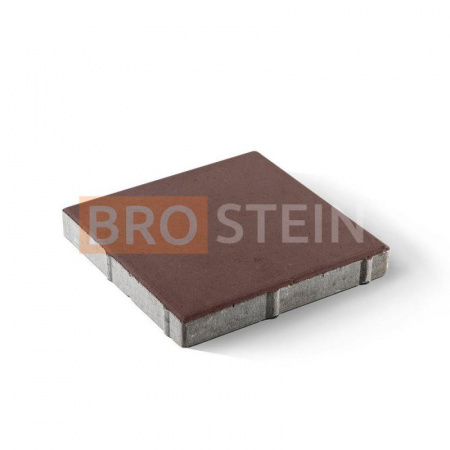 Плитка тротуарная квадрат Коричневая 330x330x50 мм Броштайн по низкой цене
