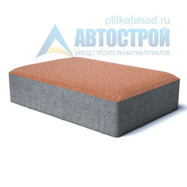 Тротуарная плитка «Английский булыжник большой» 160х240х60 (16х24х6) оранжевая Автострой по низкой цене