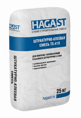 Штукатурно-клеевая смесь TS-410 HAGA ST по низкой цене