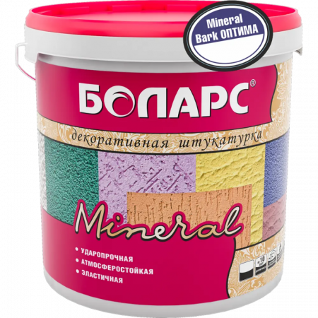 Декоративная штукатурка Mineral Bark оптима 25 кг БОЛАРС по низкой цене