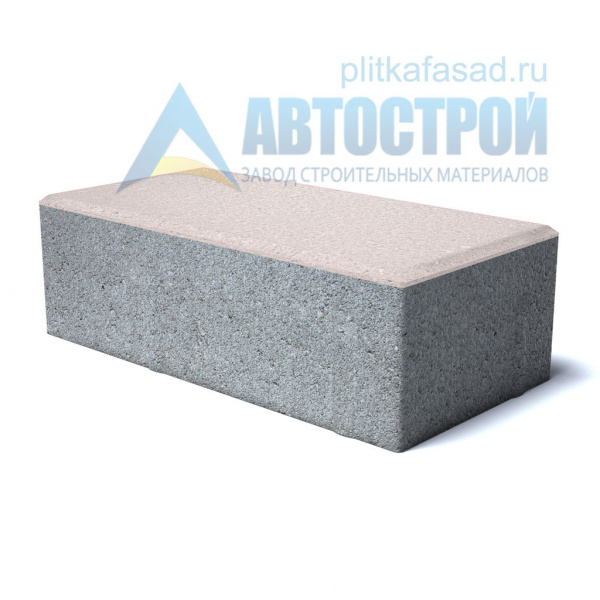 Тротуарная плитка «Брусчатка» с фаской 120х250х65 (12х25х6.5) белая Автострой по низкой цене