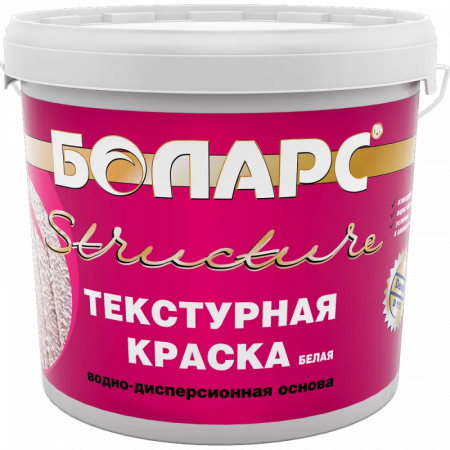 Краска текстурная Structure 9 кг БОЛАРС по низкой цене