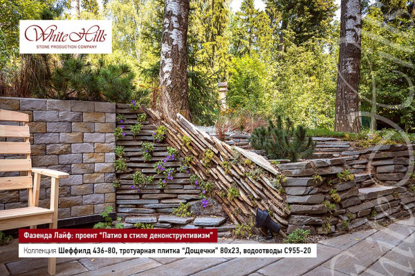 Искусственный декоративный камень Шеффилд 436-80 углы White Hills по низкой цене