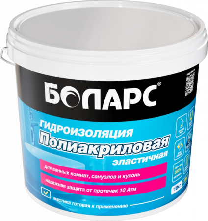 Мастика гидроизоляционная 2,5 кг БОЛАРС по низкой цене