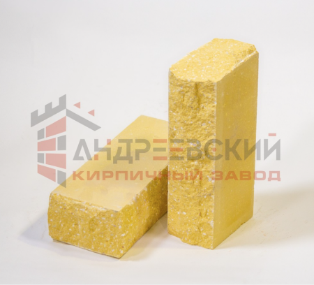 Кирпич гиперпрессованный угловой Скала Лимон 1.4 NF Андреевский по низкой цене