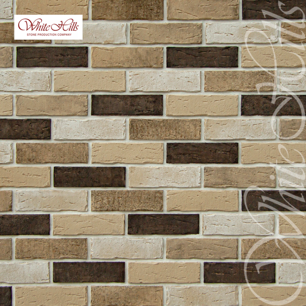 Декоративный облицовочный кирпич Сити Брик 378-10 углы White Hills по низкой цене