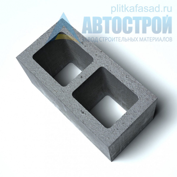 Блок бетонный стеновой 190x190x390 мм пустотелый А-Строй в Москве по низкой цене