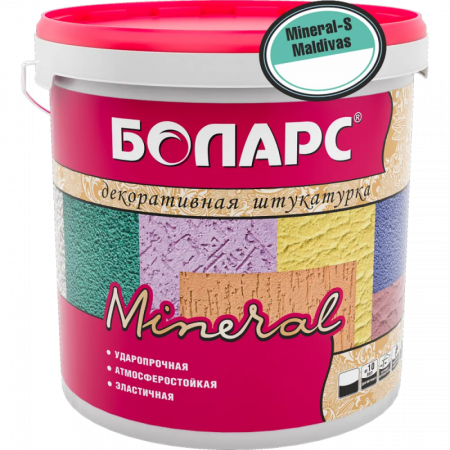 Декоративная штукатурка Mineral-S Maldivas 25 кг БОЛАРС по низкой цене