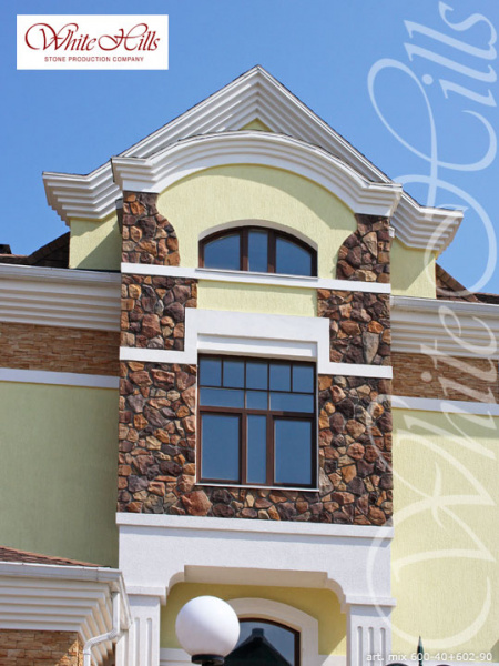 Искусственный декоративный камень Рутланд 600-40 углы White Hills по низкой цене