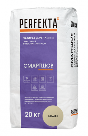 Смартшов Водоотталкивающая эластичная затирка Perfekta багамы 20 кг по низкой цене