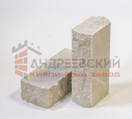 Кирпич гиперпрессованный угловой Скала Серый 1.4 NF Андреевский по низкой цене